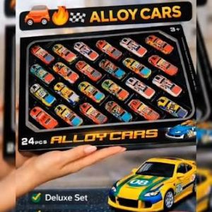 24 Pcs Mini Alloy Metal Body Car